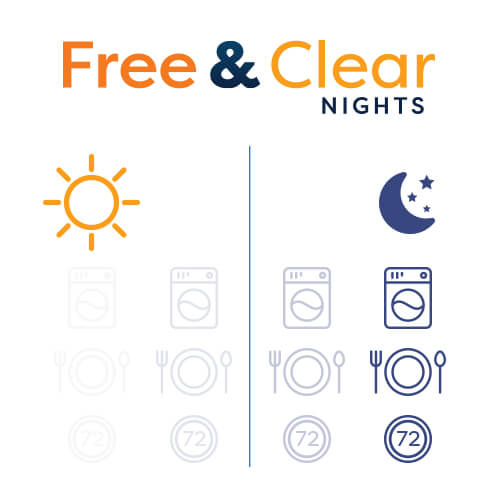 Free clear nights